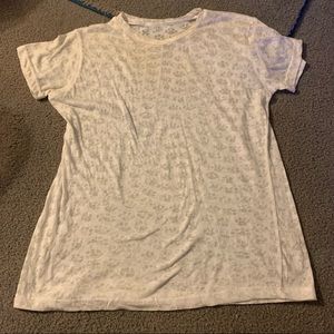 Paw Print Burnout Tee